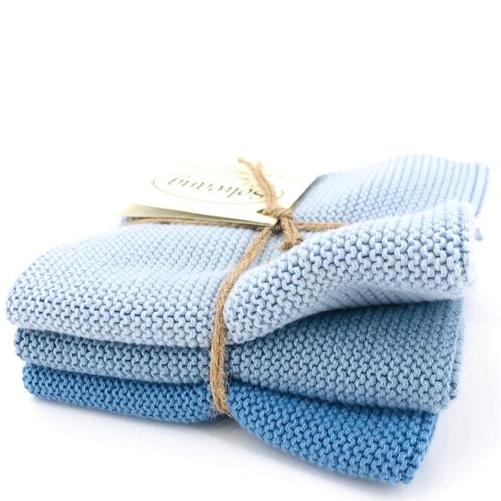 Solwang Design Wischtücher, Eisblau Kombi