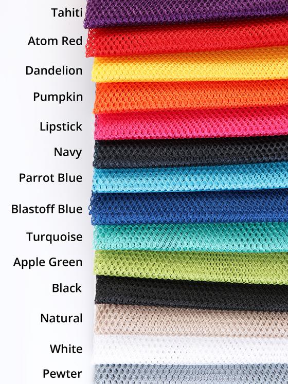 By Annie´s Lightweight Mesh Fabric - pewter hellgrau