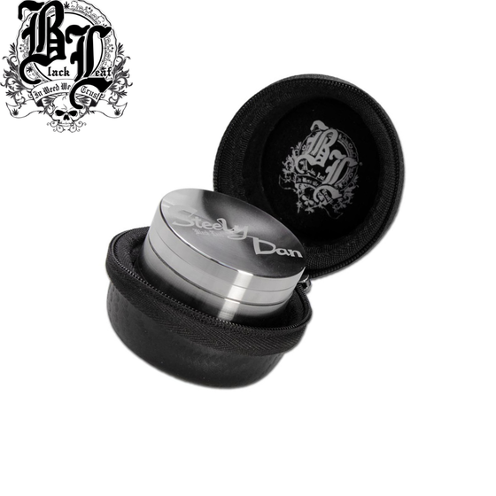 Grinder, Black Leaf®, Steely Dan, Edelstahl, Sieb, 38,5mm