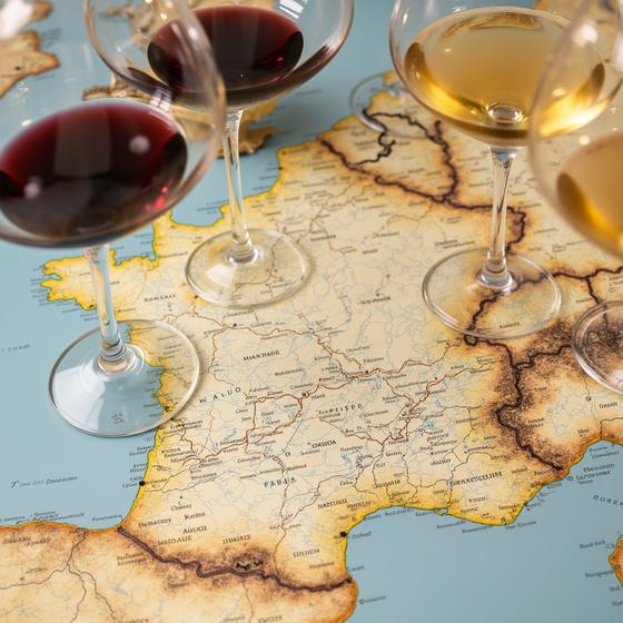 Gäste genießen französische Weine bei der Frankreichreise Weinprobe von Le Vigneron Francais in Friedberg – 6 Regionen, 6 Weine, ein Abend