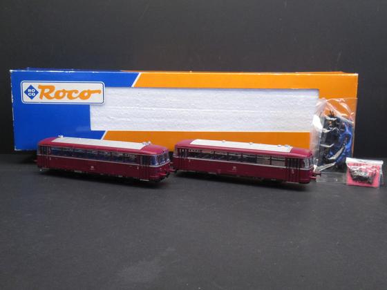 Roco 43018 Schienenbus VT 798 631-8 DB mit Steuerwagen altrot Decoder Spur H0 OVP
