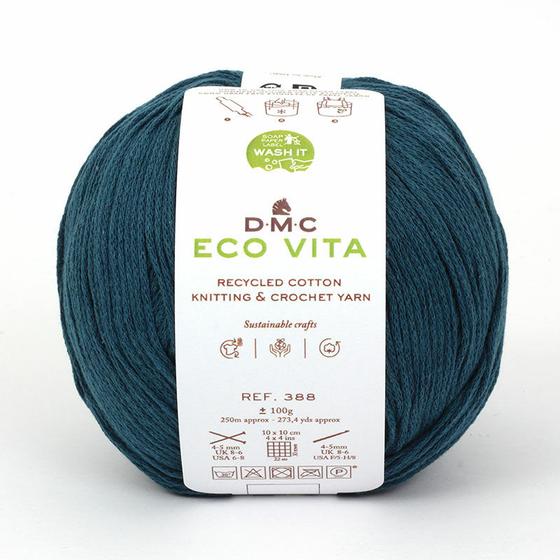 DMC Eco Vita crochet yarn recycled cotton 008
