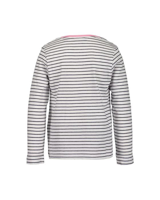 Longsleeve gestreift mit Aufdruck