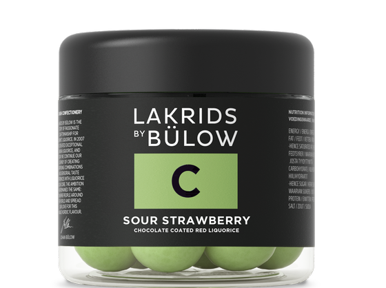 Lakrids by Bülow C SOUR STRAWBERRY small (115g)