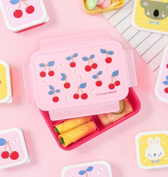 A Little Lovely Company Brotdose Bento Lunchbox Kirschen