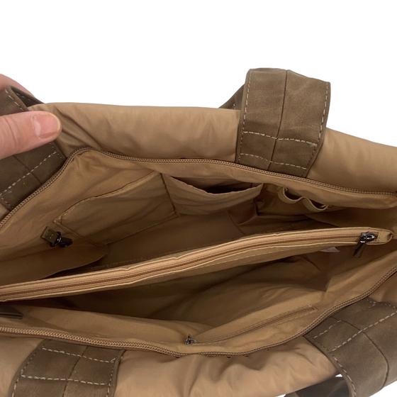 Zebra Shopper klein, taupe