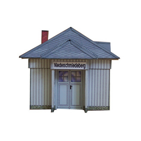 Bahnhof Niederschmiedeberg Stationsgebäude
