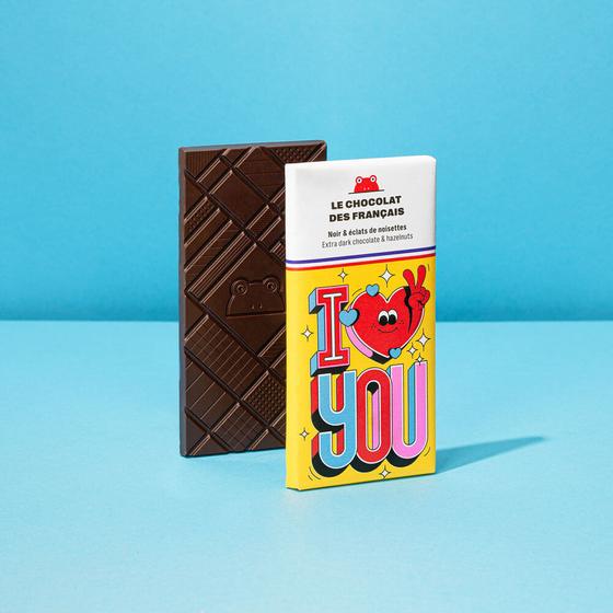 Le Chocolat des Francais I Love You 70g
