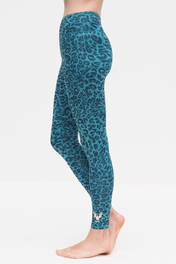 KISMET Yoga Leggings Ganga 7/8 leo turquoise