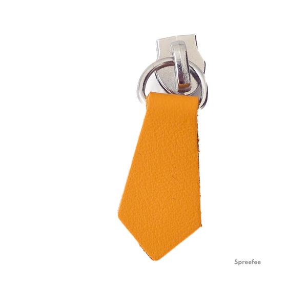 Lederzipper für Endlosreißverschluss bei Spreefee in verschiedenen Formen und Farben kaufen