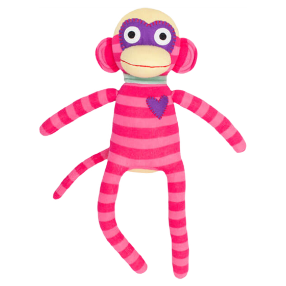 HickUps Sockenaffe Pink