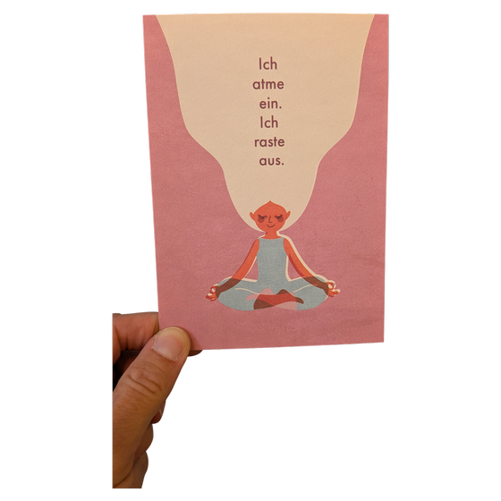 Monimari Postkarte Yoga Traum