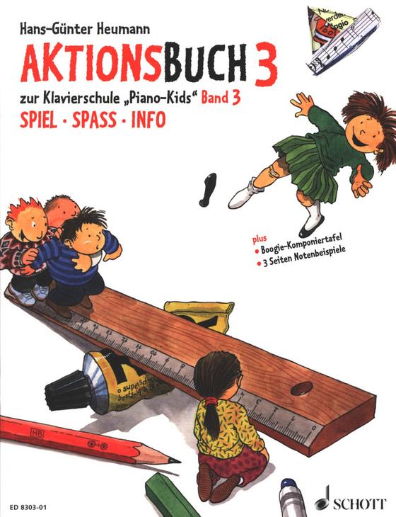 Aktionsbuch zur Klavierschule "Piano Kids" 3 