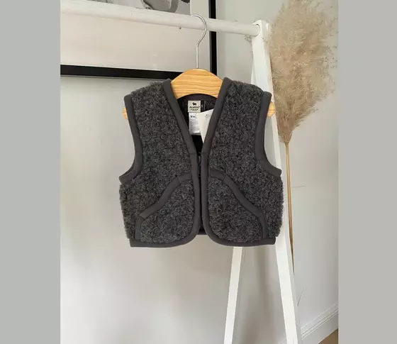 Alwero Wollweste Carpathian Junior Graphite