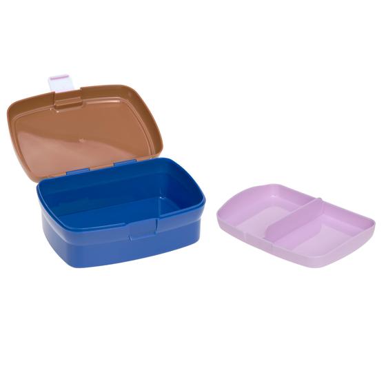 Lässig Brotdose & Trinkflasche Set Lunch Set, Little Gang, Smile Karamell 