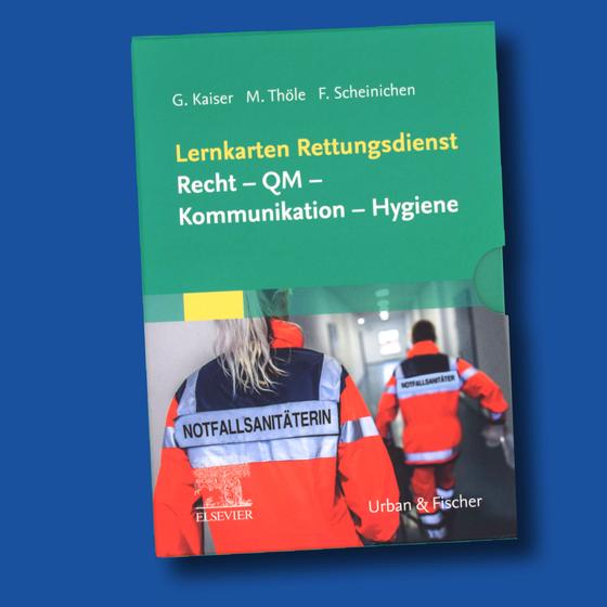 Lernkarten Rettungsdienst: Recht – QM – Kommunikation – Hygiene