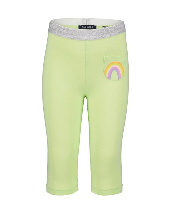 Capri-Leggings, Baumwolle, hellgrün