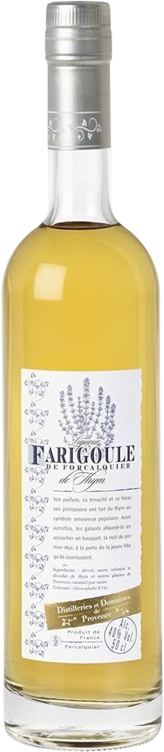 Distilleries et Domaines de Provence - Farigoule de Forcalquier Liqueur Thym 40 % (Thymian)