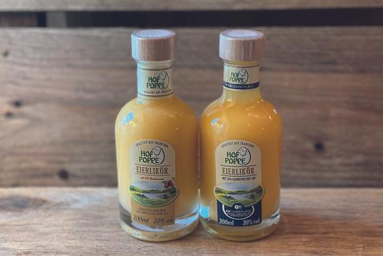 2 x Eierlikör, Kirschwasser & Dry Gin