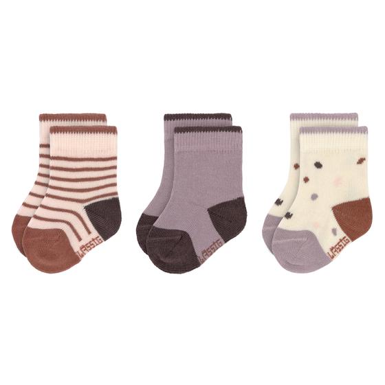 Lässig Socken 3er Set Tiny Farmer Lila