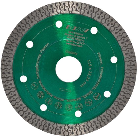Diamant Trennscheibe für Fliesen Typ Galaxy <br> Ø 115 & 125 mm 