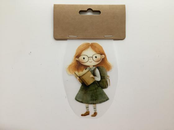 Bügelbild Leseratte Emma 