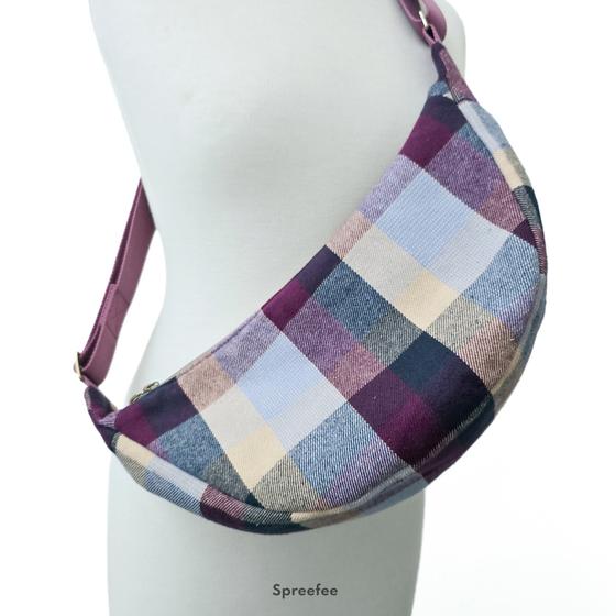 Woodland Check Vero – herbstlicher Karostoff aus Baumwolle für Taschen und Kleidung