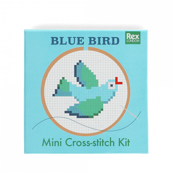 Rex London Mini Stick-Set Blauer Vogel