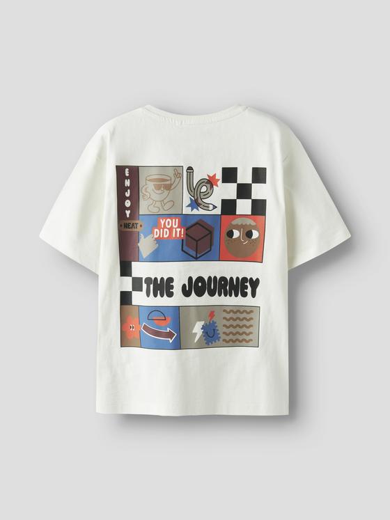 Name It T-Shirt The Journey Cloud Dancer