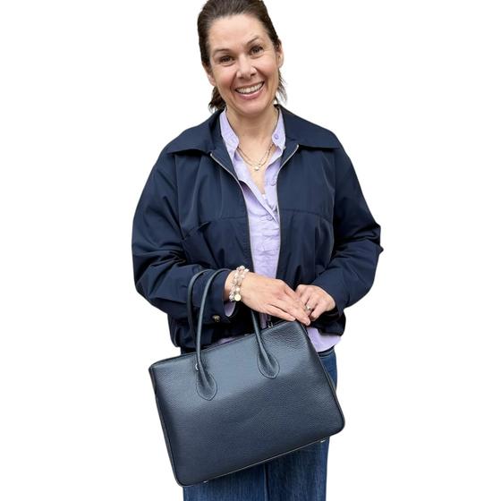 Maxima Handtasche mittel blu scuro dunkelblau