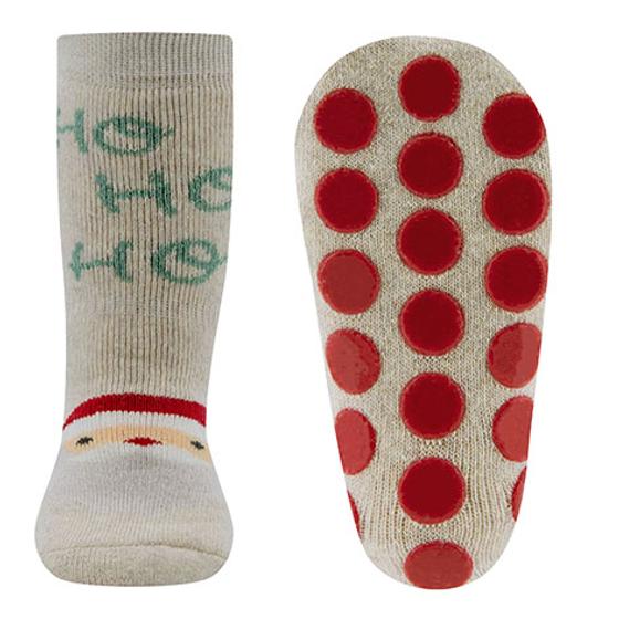 Stoppersocken "Hoho", Baumwoll-Mix, beige