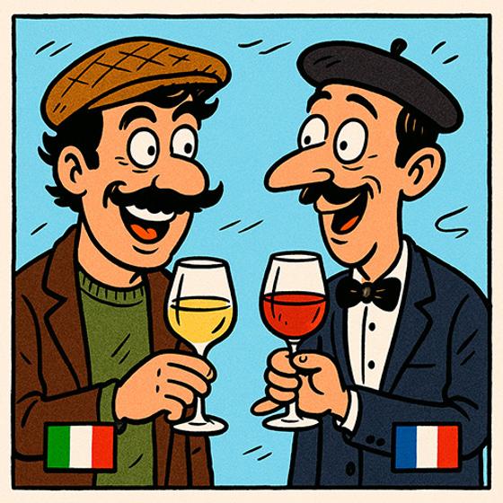 Gäste verkosten französische und italienische Weine bei der Frankreich vs. Italien Weinprobe von Le Vigneron Francais in Friedberg – Wein, Spaß & Spannung