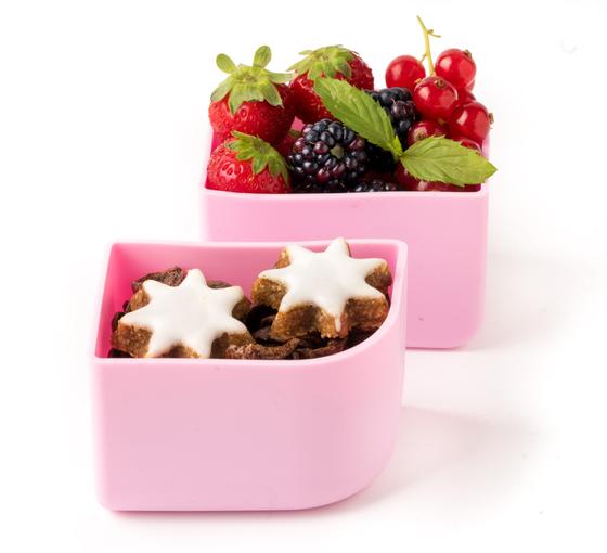 Lekkabox Base Bento Cups 2er Set Rose 
