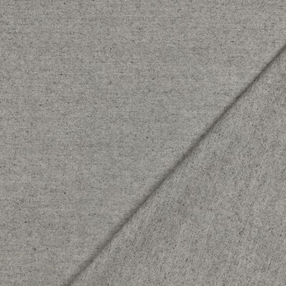 Garngefärbter Canvas in Schwarz mit natürlicher, leicht melierter Struktur – ideal für Taschen und Wohnaccessoires.