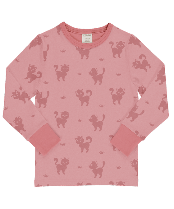 Langarmshirt "Mono Cat", Biobaumwolle, GOTS-zertifiziert