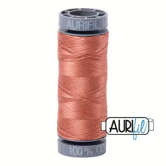 Aurifil 28wt Cinnabar braun orange