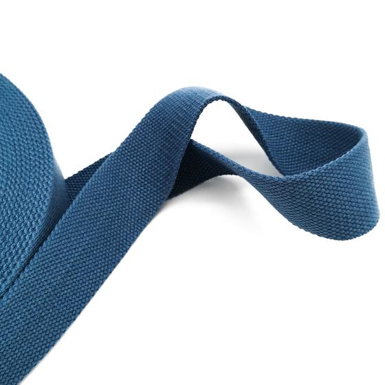 Gurtband Baumwolle 38 mm – denim