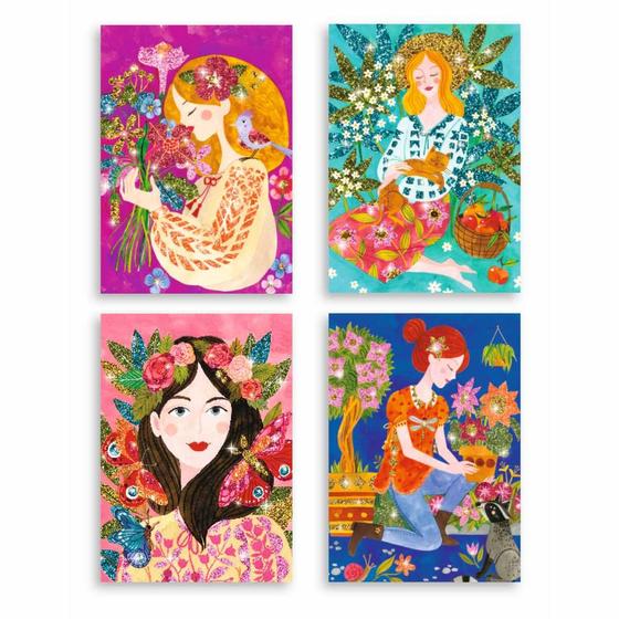 Djeco Flitterbilder Blumenduft