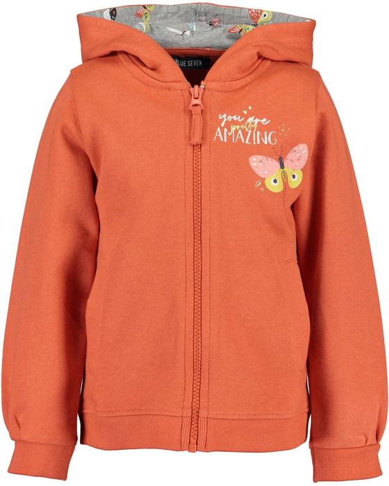 Sweatjacke "Butterfly" mit Kapuze, Biobaumwolle