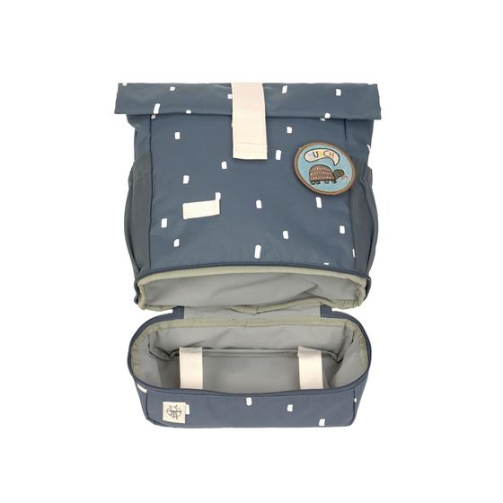 Lässig Kindergartenrucksack Rolltop - Happy Prints Dunkelblau 