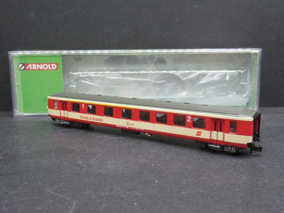 Arnold (Hornby) HN 4328 Personenwagen Schlierenwagen 1/2 Kl. ÖBB K2-Lackierung Spur N OVP