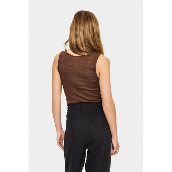 SAINT TROPEZ Tank Top GarimaSZ 30513524 - mokka Melange