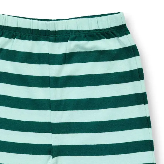 Sense Organics Pyjama Long John Bärendruck Eismintgrün