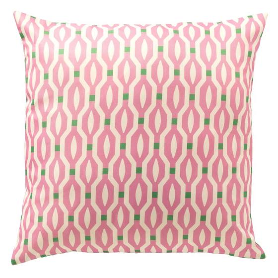 ROCKET - Outdoorkissen 45x45 cm - Wasserabweisend rosa grün