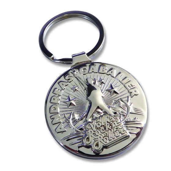 Schlüsselanhänger silber-metallic