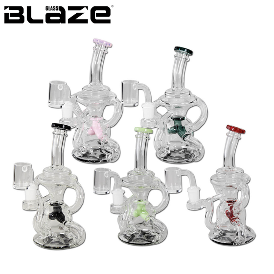Dab Rig, BLAZE®, Recycler, Star, Schwarz