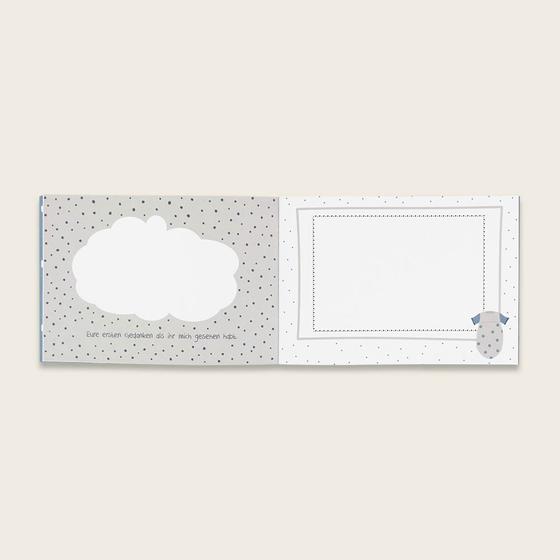 ava&yves Babytagebuch Hallo Wunder Puderblau