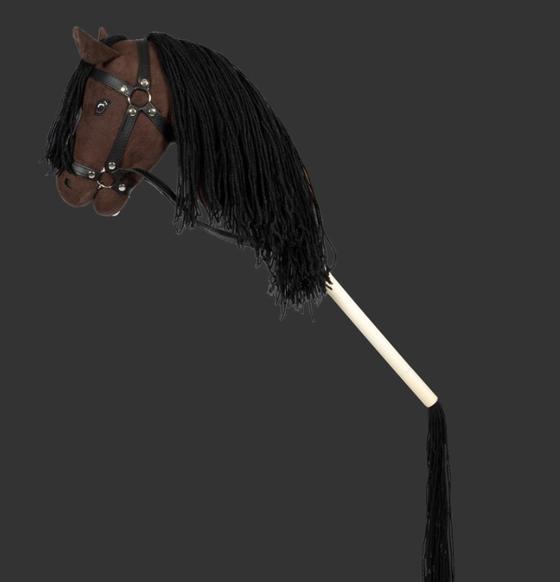 by Astrup Hobby Horse mit offenem Maul Brown