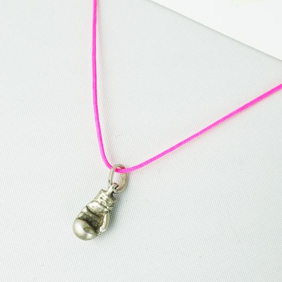 goldmarie Kette MINI BOXHANDSCHUH - 925er Silber - 1cm