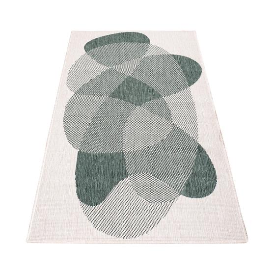 DUO Rug wendbarer Teppich grün